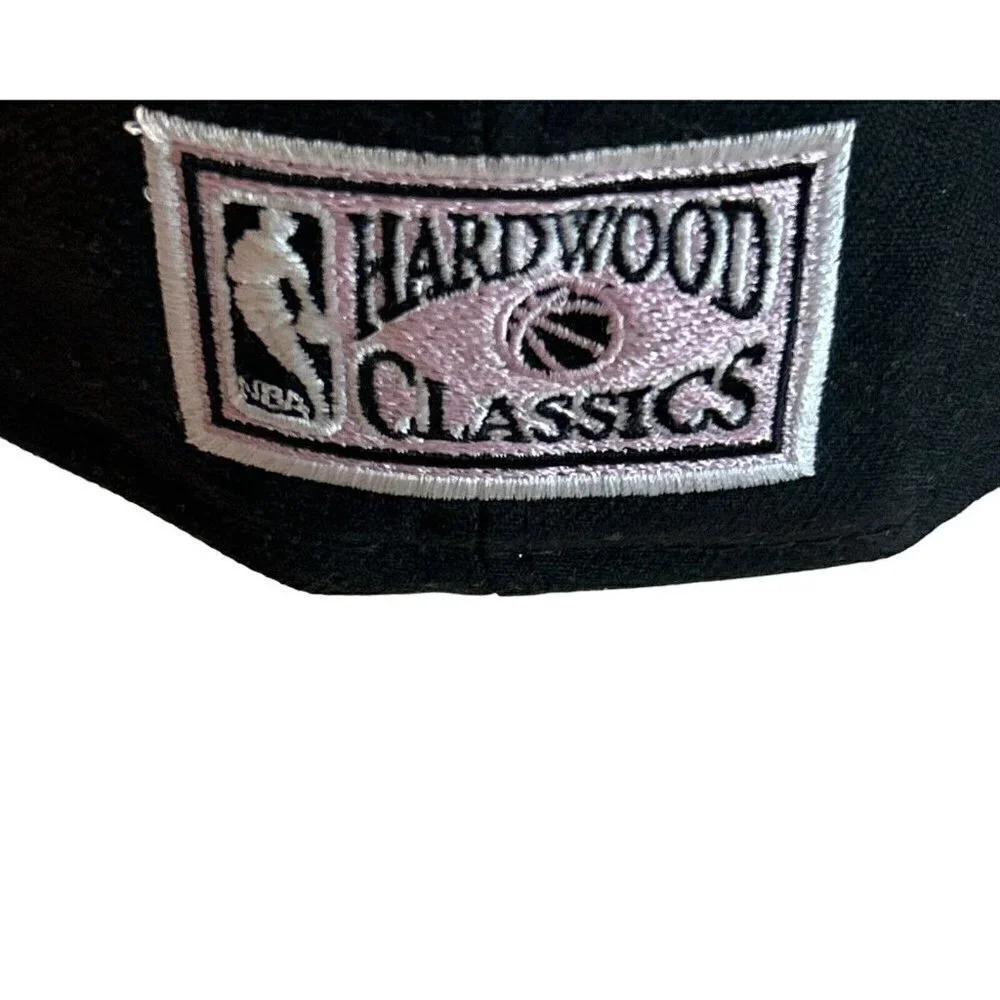 New Era Altanta Hawks Retro Hardwood Classics Hat Cap Embroidered Pink 7 3/8